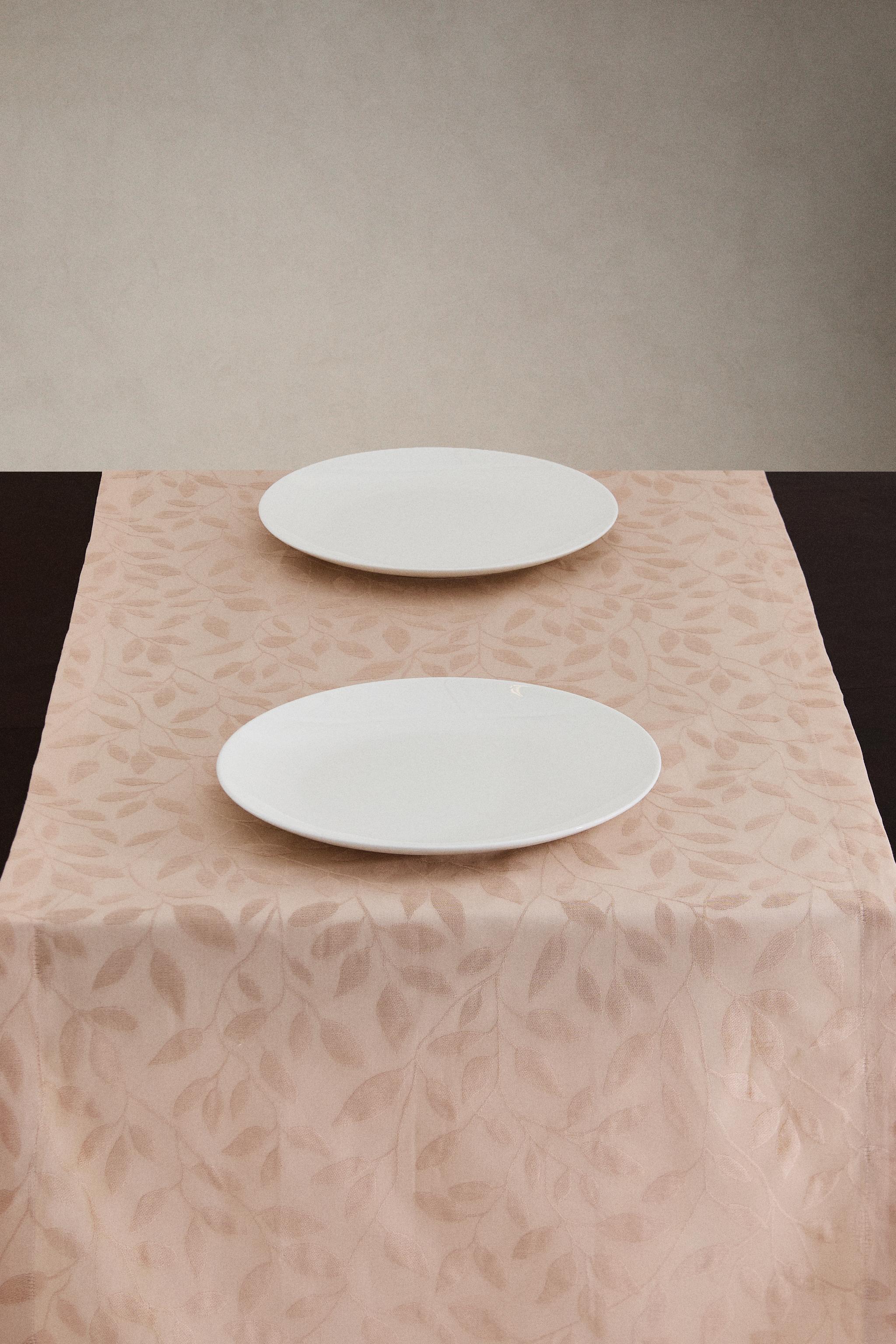 CHEMIN DE TABLE JACQUARD VÉGÉTAL